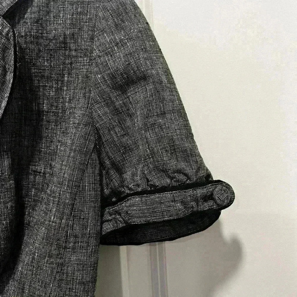 Ann Taylor Loft Womens 4 Blazer Jacket Gray Two Buttons Career (0463) - Picture 7 of 11